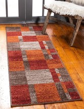 Runner 2&#39; 0&quot; X 6&#39; 0&quot;, Multi/Beige, Modern Contemporary Casual Abstract Area Rug, - £32.25 GBP
