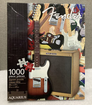 Aquarius Fender Guitar 1000 Piece Jigsaw Puzzle 20 in. X  27 in. / 51 cm... - $16.70