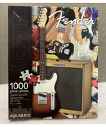Aquarius Fender Guitar 1000 Piece Jigsaw Puzzle 20 in. X  27 in. / 51 cm... - £13.05 GBP