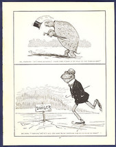 Fun 1912 Cartoon Adventures Of Mr. Tortoise &amp; Mr. Frog! - £7.04 GBP