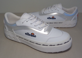 Ellesse Size 5 M ALZINA White Leather Sneakers New Women&#39;s Shoes - £100.42 GBP