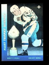 1991-92 Upper Deck Award Winner Holograms #AW3 Brett Hull Exmt Blues Ho *XB36996 - £1.36 GBP