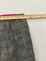 Cynthia Rowley J356L Women's 6 Gray Cotton Blend Rear Zip & Slit Pull-On Skirt image 9