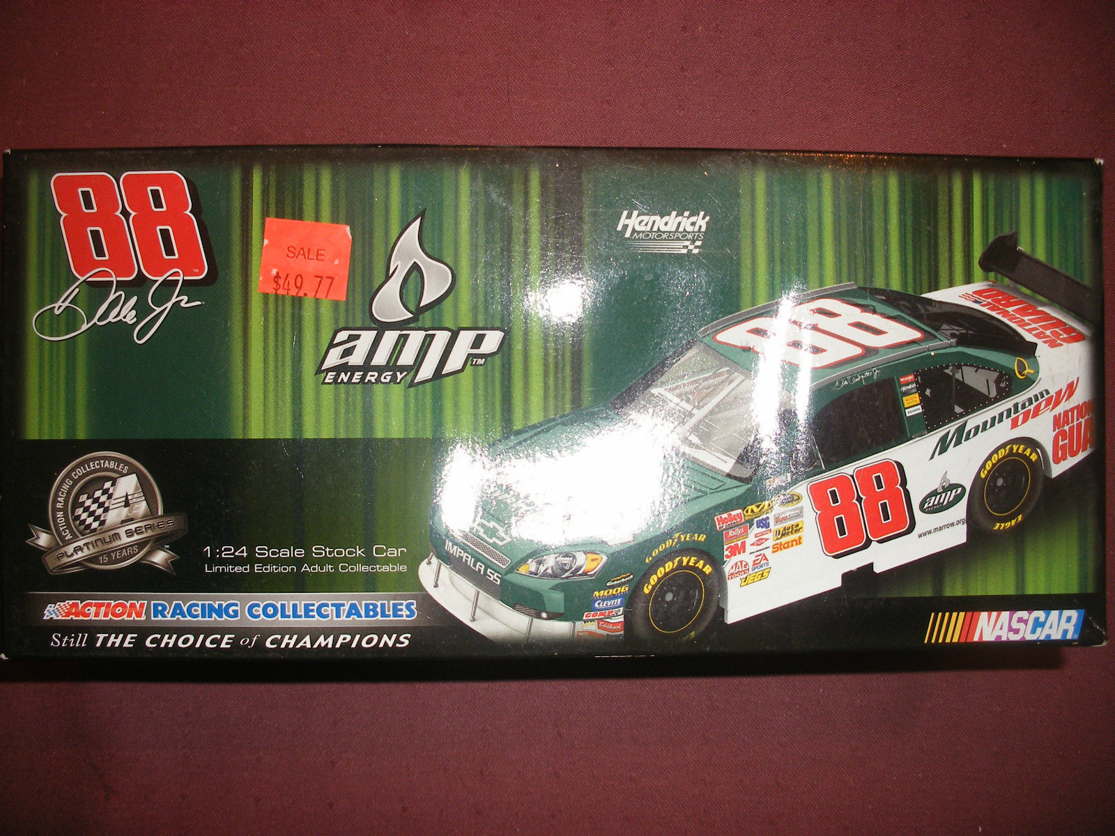 Dale Jr. 2008 Amp Impala SS 1:24 Diecast NEW IN BOX Ships FREE to USA! - $32.71