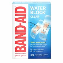 Band-Aid Brand Water Block Clear Waterproof Sterile Adhesive Bandages fo... - £4.31 GBP+