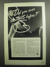 1937 Bell Telephone System Ad - Did you ever see this before? - £14.54 GBP