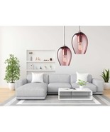Glass ceiling Light Pendant for kitchen island , Blown Glass Light Pyrex  - $175.00