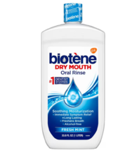 Biotene Moisturizing Oral Rinse Mouthwash Fresh Mint 33.8fl oz - £23.51 GBP