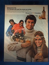 Vintage Zeitschrift Anzeige Aufdruck Design Werbe Seagrams Vo Kanadische Whisky - £25.41 GBP