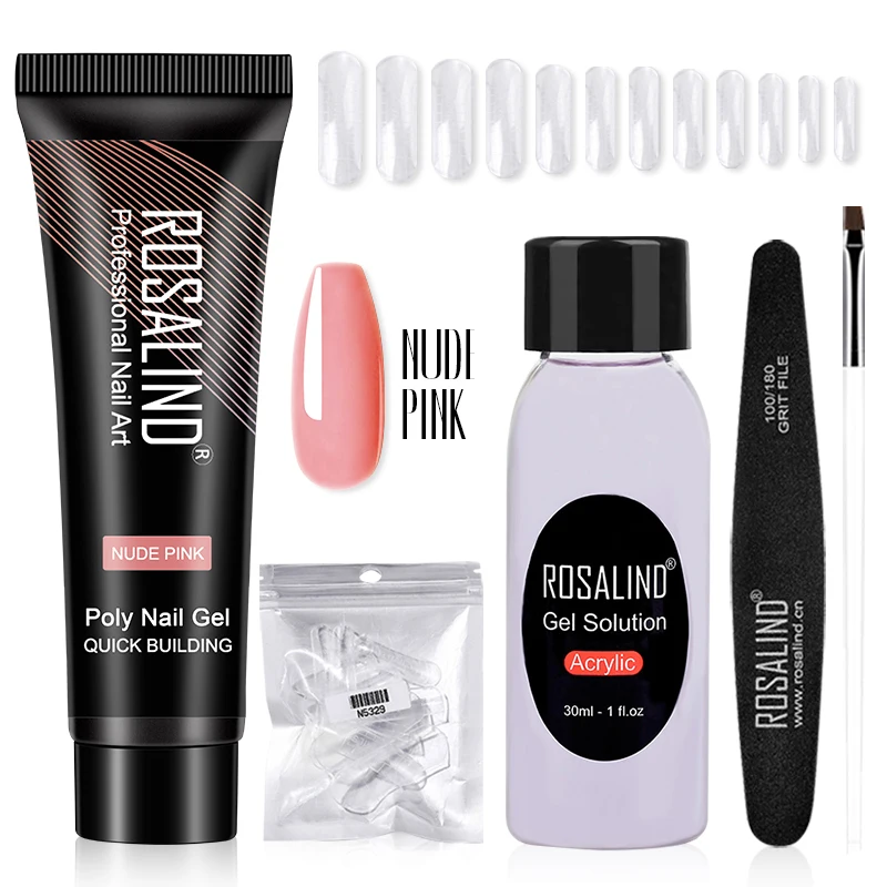 ROSALIND Extension Gel Polish Kit For Manicure Poly Nail Gel Set For Nail - $13.29+