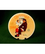 Rockwell 1983 Collector Plate SANTA in the SUBWAY Knowles Certificate Bo... - $237.36 MXN