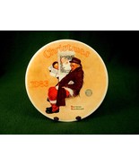 Rockwell 1983 Collector Plate SANTA in the SUBWAY Knowles Certificate Bo... - £10.14 GBP