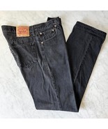 Pre-loved Partner

Levi&#39;s Original 501 Button Fly Denim Jeans Black 0660... - €40,62 EUR