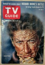 TV GUIDE August 31 1963 Richard Boone cover, Ed Sullivan, Joey Heatherton - £11.84 GBP