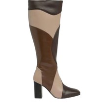 H by Halston GIanna Retro Colorblock tall Boots sz 9 US New - £39.74 GBP