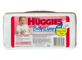 Vtg 1992 Huggies Baby Wipes Plastic Travel Size Container Sealed Diaper ... - $613.94 MXN