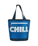 Poptimism Insulated Lunch Bag Beach Outdoor Picnic Blue Tote Cooler - $17.81 CAD