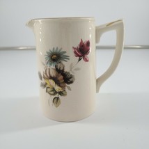 Sadler Cream Pitcher Floral Gold 3515 F Staffordshire England - $12.95