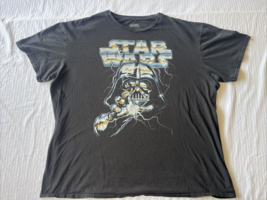 Star Wars Darth Vader T-Shirt Men&#39;s 2X Short Sleeve Crew Neck Graphic Black - £10.79 GBP