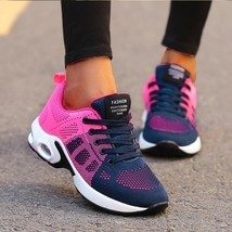 New Sneakers Women Sports Shoes Casual Outdoor Flat Running Air Mesh Breathable  - £24.56 GBP