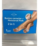 VILLINI Bunion Corrector Splint Big Toe Metatarsal Pads Separator Correc... - $7.22 CAD
