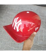 Motorcycle Helmet Baseball Cap Style fiberglass custom Helmet Bike red &amp;... - $168.00