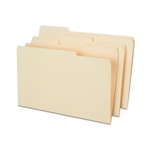 Heavyweight Manila File Folders 3 Tab Legal 50/Box 810353 - £25.17 GBP