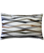 Wandering Lines Forest Grove Throw Pillow 12x19, with Polyfill Insert - £39.92 GBP