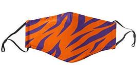 Tiger Stripes Team Mask w/Gray Mask - Face Accessory - Fan Gear (Purple &amp; Orange - £6.29 GBP