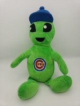 Chicago Cubs MLB Alien Green Plush Toy Rallymen 14" tall 2013 Rare - £10.29 GBP