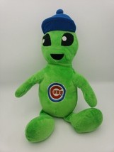 Chicago Cubs MLB Alien Green Plush Toy Rallymen 14&quot; tall 2013 Rare - £10.34 GBP