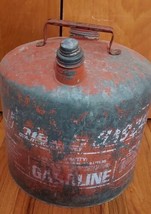 Vintage 5 Gallon Metal Gas Can - £39.42 GBP