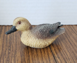 Small Ceramic 2 Inch Hand Painted Female Loon Duck Figurine - £5.42 GBP