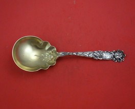 Bridal Rose by Alvin Sterling Silver Berry Spoon GW Large with Flower 9 1/8&quot; - $355.41