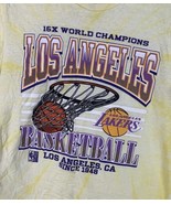 Mitchell &amp; Ness T Shirt Los Angeles Lakers NBA  Hardwood Classics Men’s ... - £19.95 GBP