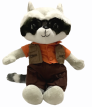 Great Wolf Lodge 16&quot; Plush Raccoon OLIVER Wearing Official Outfit and Glasses - £21.39 GBP