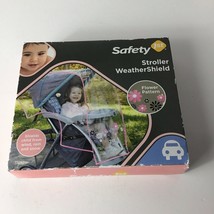 Safety 1st Stroller Weathershield Flower Pattern-(New but box is a bit w... - $6.19