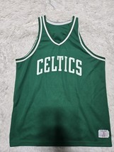 Vintage Felco Boston Celtics Basketball Jersey Blank &quot;XL&quot; Made USA Top O... - $22.03
