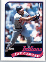 1989 Topps 420 Joe Carter  Cleveland Indians - £0.89 GBP