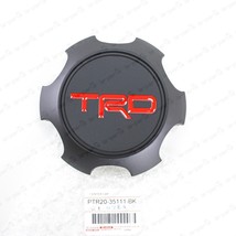 New Genuine OEM Toyota Tacoma 4Runner 17&quot; TRD Matte Black Wheel Center Cap - $32.47
