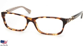 Coach Hc 6052 Fannie 5238 Spotty Tortoise Sig C Eyeglasses 54mm (Lenses Missing) - £46.21 GBP