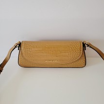 Michael Kors Katya Medium Flap Crossbody Handbag Faux Embossed Croc Pate... - $93.93