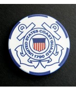 COAST GUARD USCG POKER CHIP COIN CHALLENGE COIN 1.75 NEW IN CASE - £7.93 GBP