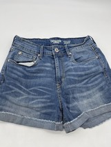 Denizen Shorts Women&#39;s Size 4/27 Blue High Rise Denim 5-Pockets Modern Skinny - £7.46 GBP