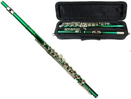 Merano Green Flute 16 Hole, Key of C with Carrying Case+Accessories - £71.71 GBP