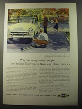 1953 Chevrolet Two-Ten Sedan and Bel Air Sport Coupe Ad - Why so many more  - £14.60 GBP