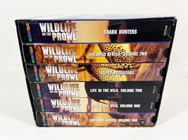 Set of 6 - Questar VHS Tapes: Wildlife on the Prowl Set (SEE PHOTOS) - £7.01 GBP