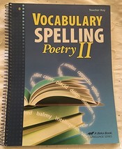 Vocabulary Spelling Poetry II Teacher Key 8 (Beka # 13835502) [Spiral-bound] Bek - £15.53 GBP