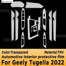 For Geely Tugella  2022 Gearbox Panel Navigation Automotive Interior Screen TPU  - £71.44 GBP