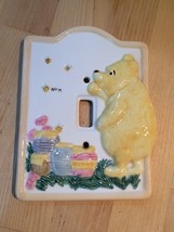 Classic Winnie the Pooh Disney Ceramic Light Switch Cover Charpente - $14.25